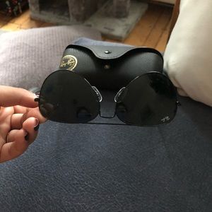 RayBan aviator sunglasses black